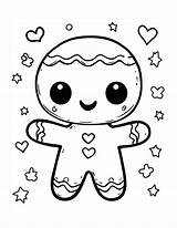 Free Printable Gingerbread Man Coloring Pages sketch template