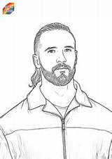 Seth Rollins Coloring Pages  Free Printables sketch template