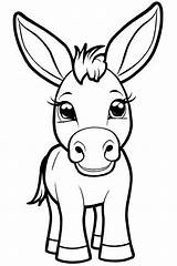 18 Mule Coloring Pages For Kids  ShadeMaze sketch template