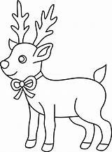 Baby Reindeer Coloring Page Pages sketch template
