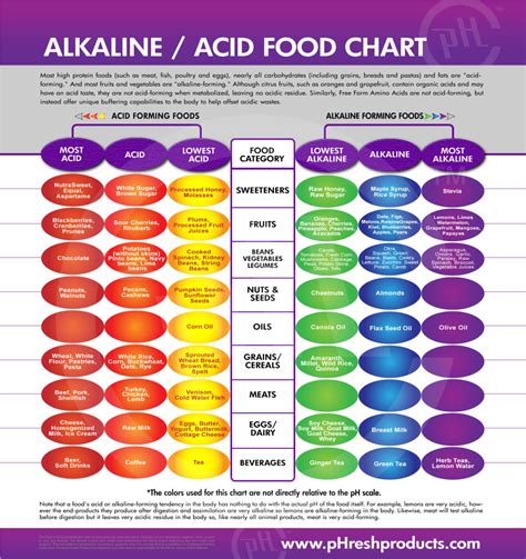 Alkaline Food Chart Printable - Printable Word Searches