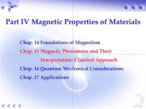 (PDF) Part IV Magnetic Properties of Materials · Part IV Magnetic Properties of Materials Chap ...