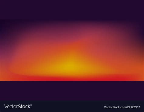 Sunset gradient background Royalty Free Vector Image