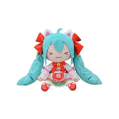 Plush Fuwa Fuwa Hatsune Miku LL Maneki Ver. Vocaloid - Meccha Japan