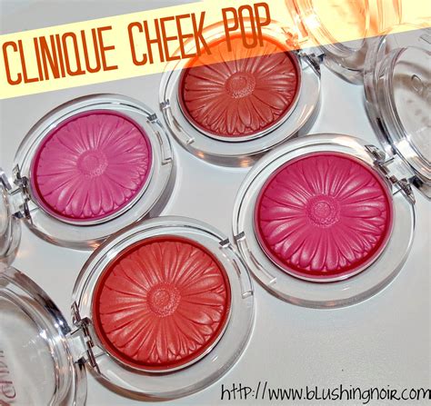 Clinique Cheek Pop Blush Swatches & Review - Spring 2014 - Blushing Noir