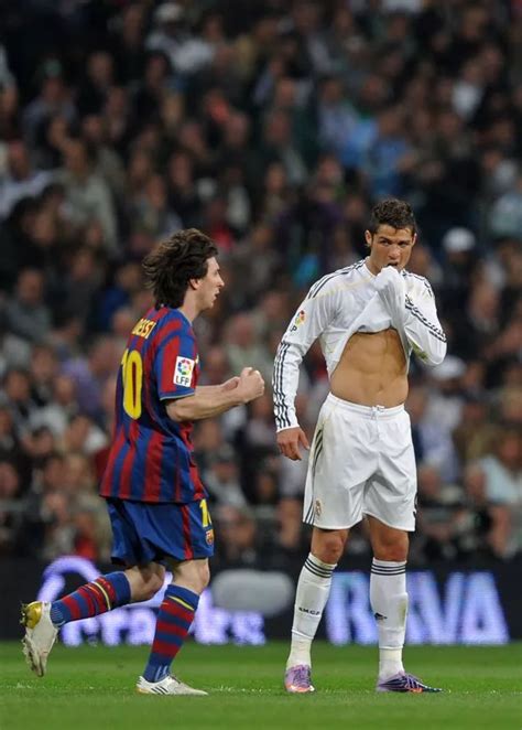 Fans freak out as stylish Lionel Messi and Cristiano Ronaldo pictured ...