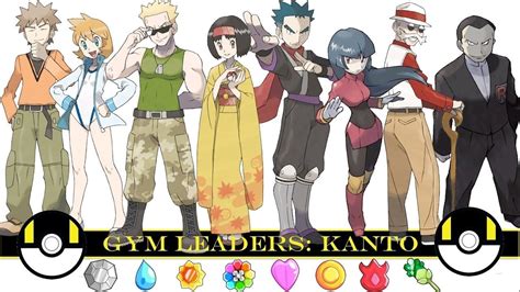 Kanto Gym Leaders | Pokemon