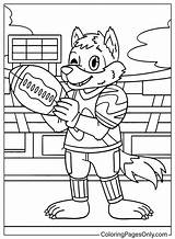 American Football Team Mascot  Free Printable Coloring Pages sketch template