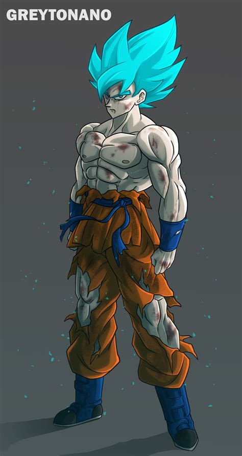 Goku SSJ Blue by Greytonano on DeviantArt