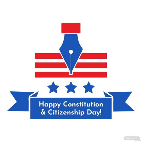 Happy Constitution and Citizenship Day Clip Art in PSD, Illustrator, SVG, JPG, EPS, PNG ...