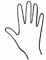 Two Hands Coloring Pages sketch template
