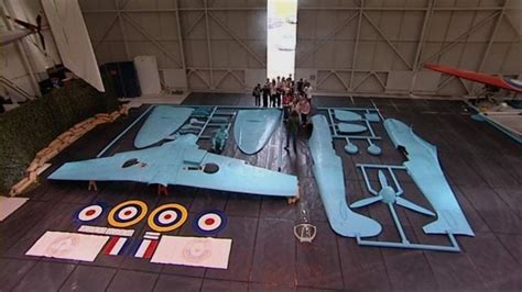 Full scale Airfix Spitfire Model, custom molded for Top Gear's James ...