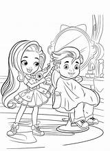 Hairdresser And Barber Coloring Pages  Best For Kids sketch template