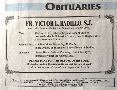 Obituary Philippines 2024 - Sadie Collette