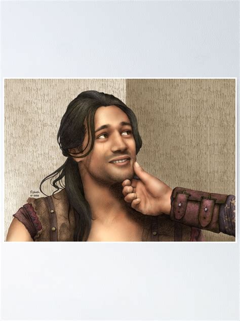 "Cute Nasir (Nagron, Spartacus) Color Version" Poster by figbash ...