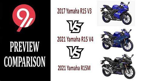 2017 Yamaha R15 V3 vs 2021 Yamaha R15 V4 vs 2021 Yamaha R15M