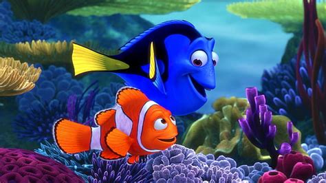 Online crop | HD wallpaper: wallpaper, finding, nemo, disney, illust, animal, animals in the ...