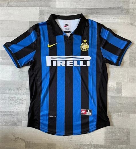 Inter Milan 98/99 R9 Ronaldo 9 Football Soccer Rare Vintage Shirt ...