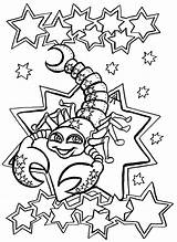 Cute Scorpio Zodiac Sign coloring Page  Download Print Or Color sketch template