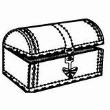 A Treasure Chest With Pirate Marks Coloring Page  Kids Play Color sketch template