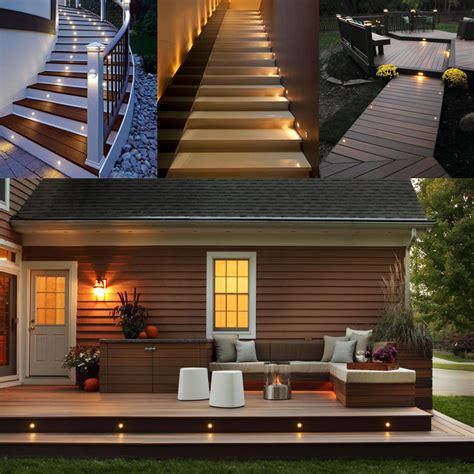 LED Deck Lights Kit 12V Low Voltage Waterproof IP67 Warm White Recessed Deck | eBay