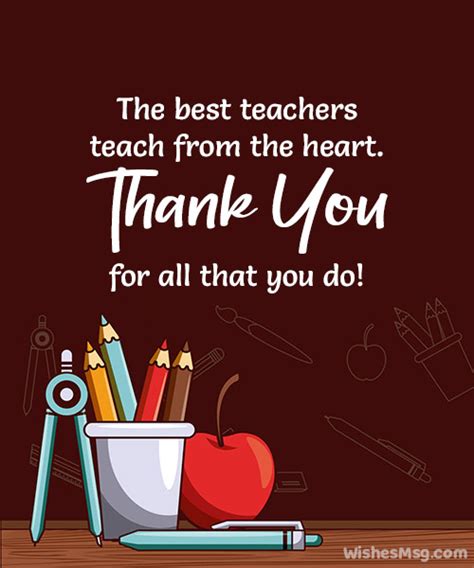 Heart Touching Thank You Messages For Teacher Message - vrogue.co
