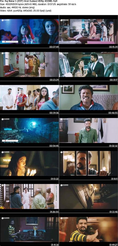 Raj Mahal 3 (2017) Hindi Dubbed HDRip 400MB - BDMusic08.Com