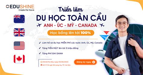 Triển lãm du học toàn cầu: Cơ hội nhận học bổng lên tới 100% & vô vàn quà tặng hấp dẫn - Du học ...