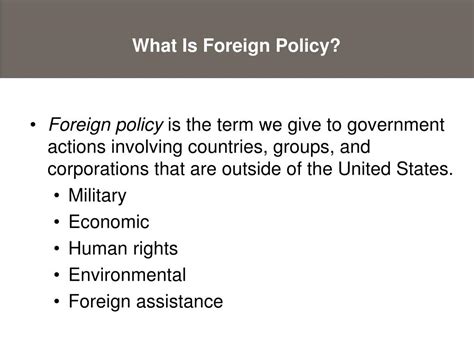 PPT - Chapter 15: Foreign Policy PowerPoint Presentation, free download ...