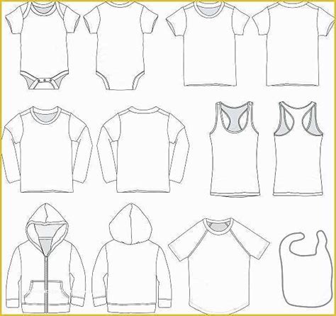 Free Vector Clothing Templates Of Royalty Free Esie Clip Art Vector ...