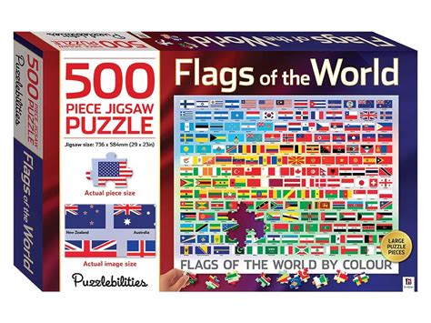 Flags Of The World Jigsaw Puzzle 500 Pieces (ABW933721) | eBay