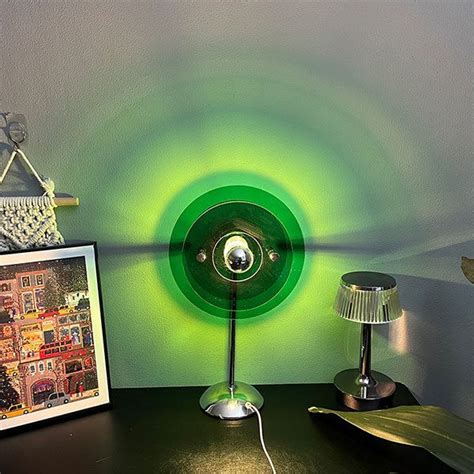 Creative Table Projection - Stainless Steel - Acrylic - Blue - Green ...