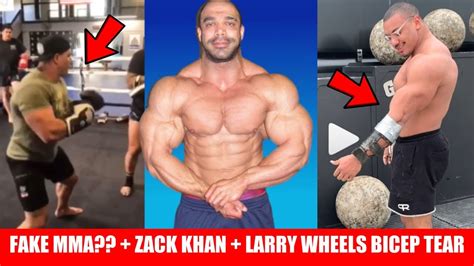 Larry Wheels Tears Biceps + Castleberry Trains for MMA Fight + Zack Khan is Back! - YouTube