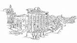 Roman Forum Coloring Pages  NikofvDyer sketch template