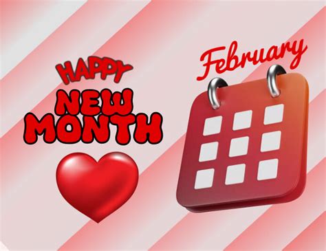Plantilla de Happy New Month February | PosterMyWall