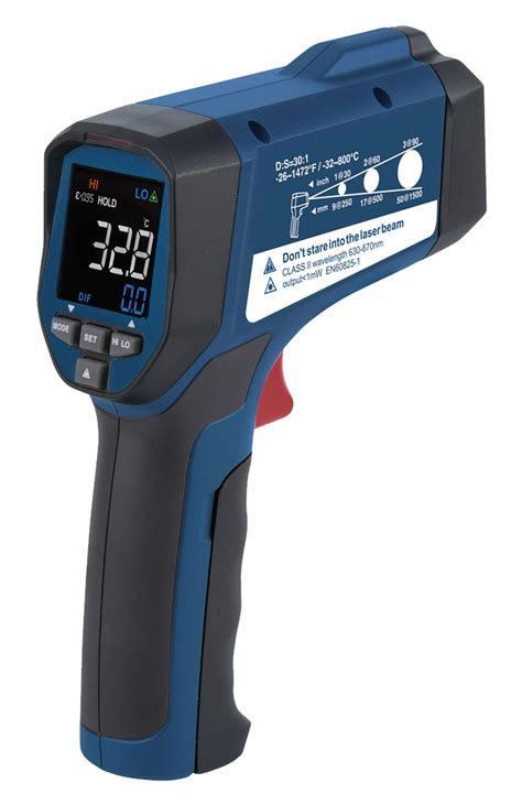 REED R2320 Infrared (IR) Thermometer, 30:1, 1472°F (800°C)