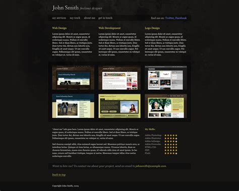 How to Design a One-Page Portfolio in Photoshop - DesignM.ag