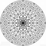 Geometric Printable Coloring Pages sketch template