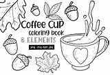 Coffee Coloring Pages sketch template