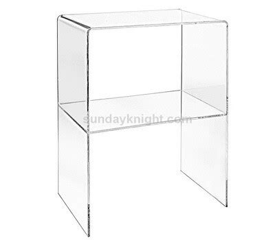 Clear acrylic bedside table, lucite end table - Factory direct sale