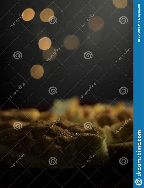 Fresh Focaccia Italian Flatbread Stock Photo - Image of breakfast ...