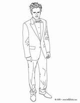 Printable Coloring Pages Mens Suit sketch template