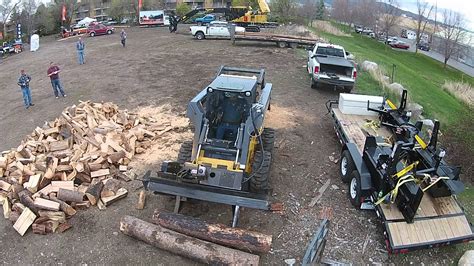 Skid steer Fire wood Processor | Firewood, Firewood processor, Wood