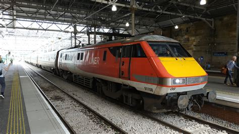 BR Class 91 No. 91108 at Edinburgh Waverley on her final day of service (22/07/2019) : r/trains