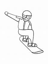 Snowboarding Coloring Pages  Best For Kids sketch template