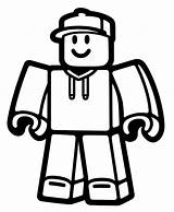 Simple Roblox Player coloring Page  Download Print Or Color Online sketch template