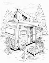 Camper Coloring Page Home  Vrogueco sketch template