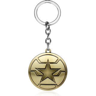 Buy Captain America Soldier Key chains Star Shield Logo Alloy Key Chain Online @ ₹199 from ShopClues