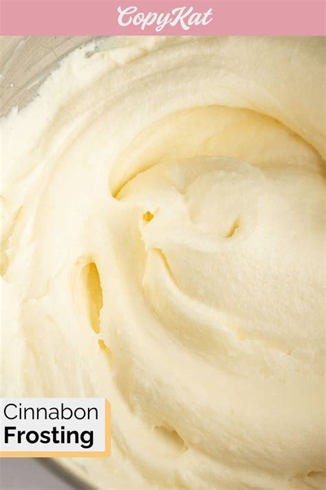 Cinnabon Frosting Recipe - CopyKat Recipes