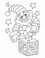 Circus clown coloring Page  Download Free sketch template